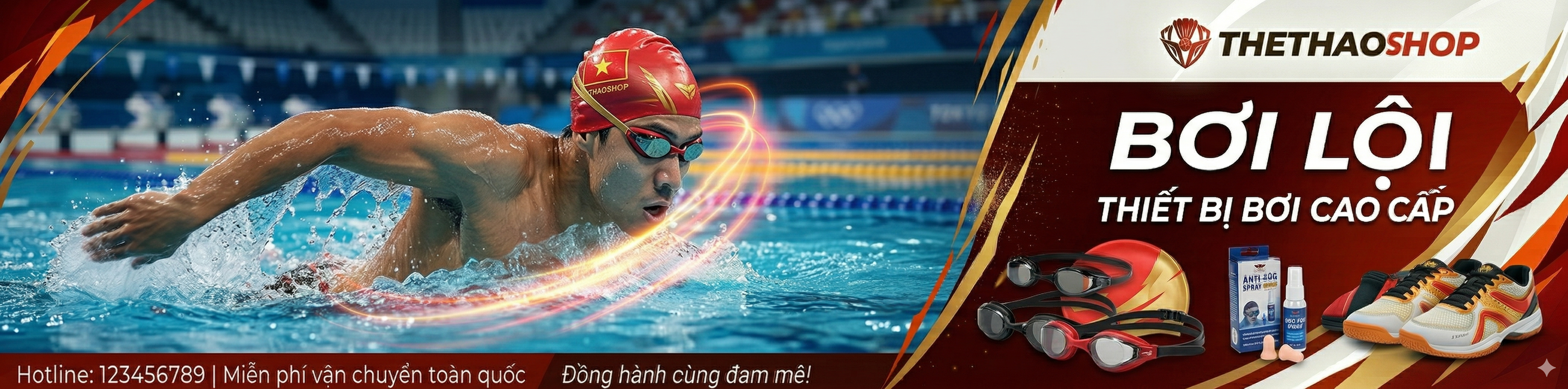 Banner Bơi
