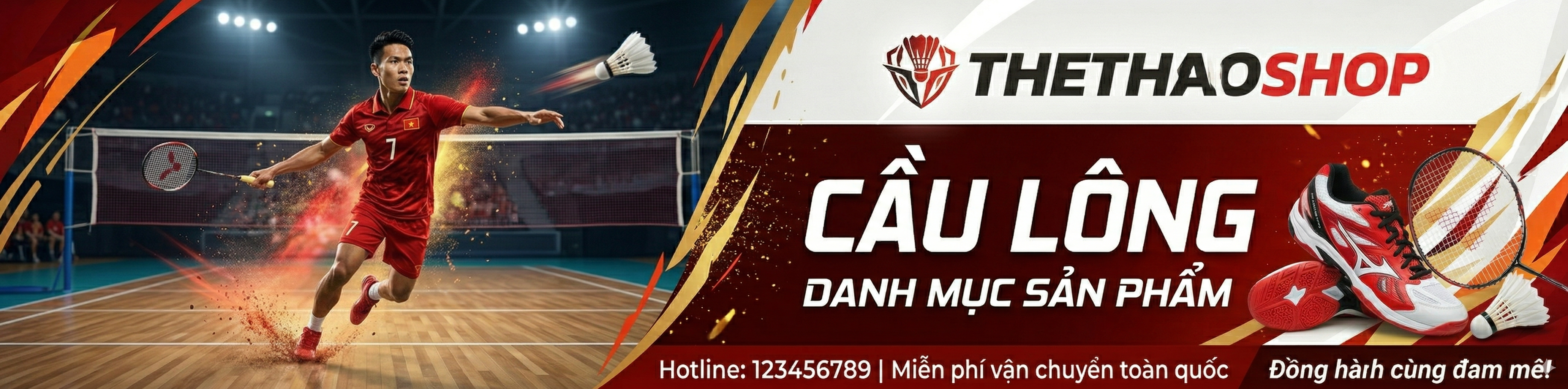 Banner Cầu lông